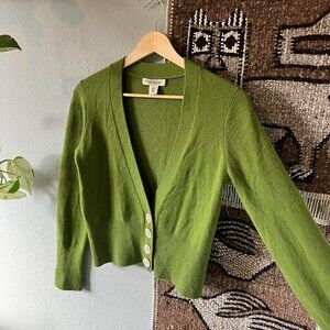 Banana Republic Women's Green Cardigan